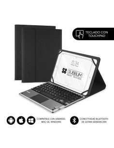 Funda con Teclado KEYTAB PRO BLUETOOTH 10,1" TOUCHPAD Black