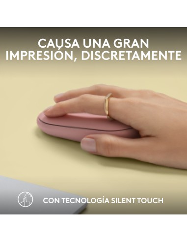 Pebble 2 M350s ratón Ambidextro RF Wireless + Bluetooth Óptico 4000 DPI