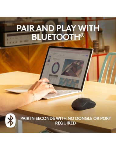 M240 ratón Ambidextro Bluetooth