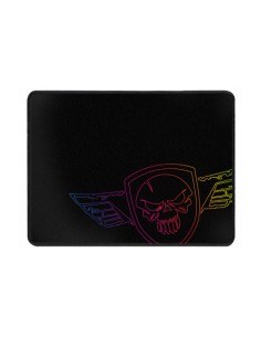 Darkskull - XL Alfombrilla de ratón para juegos Negro, Azul, Rojo, Amarillo