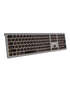 Teclado Bluetooth/2.4G Master iluminado Ext G/N