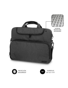 Maletín Ordenador Air Padding Laptop bag 13,3-14" Gris Oscuro