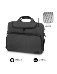Maletín Ordenador Air Padding Laptop bag 15,6" Gris Oscuro