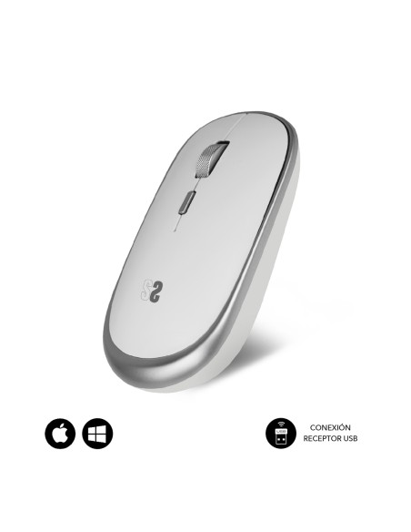 Ratón Inalámbrico Mini Wireless Mini Mouse Silver Ratón Inalámbrico Mini Wireless Mini Mouse Silver