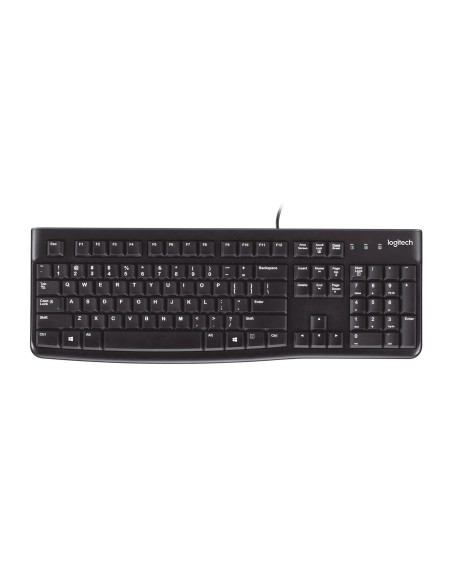 K120 Corded Keyboard teclado USB QWERTY Español Negro K120 Corded Keyboard teclado USB QWERTY Español Negro