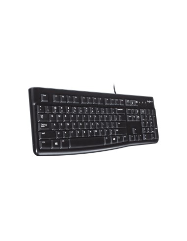 K120 Corded Keyboard teclado USB QWERTY Español Negro