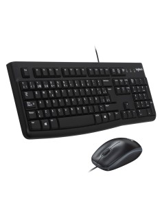 Desktop MK120 teclado Ratón incluido USB QWERTY Español Negro