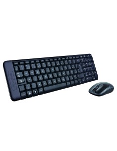 Wireless Combo MK220 teclado Ratón incluido USB Español Negro