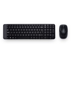 Wireless Combo MK220 teclado Ratón incluido USB Español Negro 2