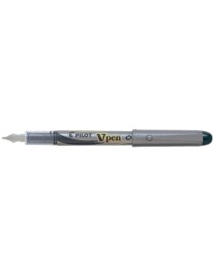 PLUMA PILOT V-PEN SILVER tinta NEGRA
