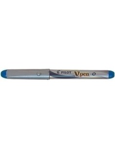 PLUMA PILOT V-PEN SILVER tinta AZUL