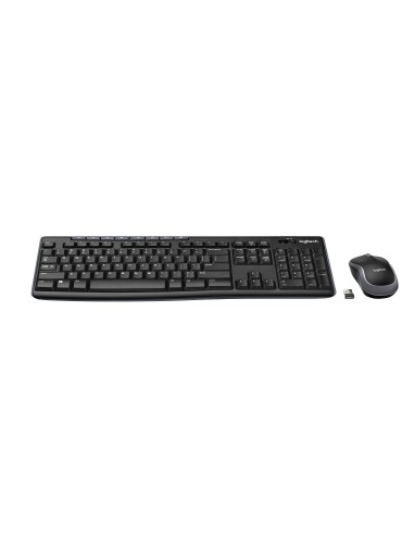 Wireless Combo MK270 teclado Ratón incluido USB QWERTY Español Negro