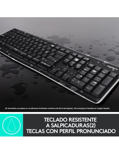 Wireless Combo MK270 teclado Ratón incluido USB QWERTY Español Negro