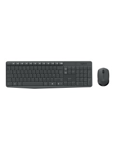 MK235 teclado Ratón incluido USB QWERTY Español Gris