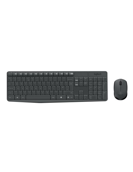 MK235 teclado Ratón incluido USB QWERTY Español Gris MK235 teclado Ratón incluido USB QWERTY Español Gris