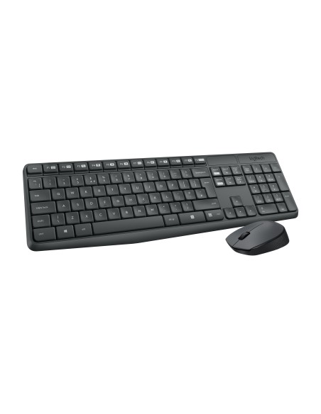 MK235 teclado Ratón incluido USB QWERTY Español Gris MK235 teclado Ratón incluido USB QWERTY Español Gris