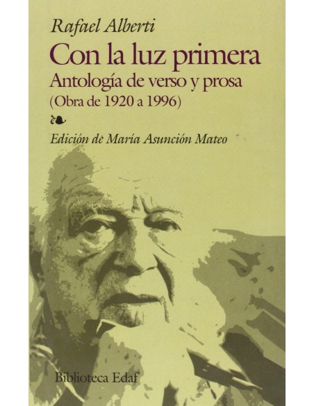 CON LA LUZ PRIMERA ANTOLOGIA DE VERSO P