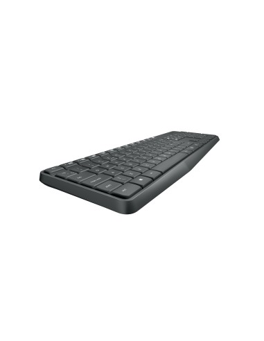 MK235 teclado Ratón incluido USB QWERTY Español Gris