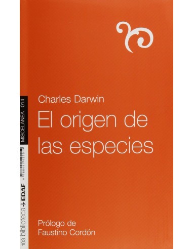 ORIGEN DE LAS ESPECIES EL