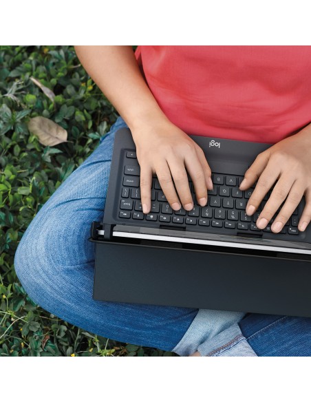 Universal Folio Negro Bluetooth QWERTY Español Universal Folio Negro Bluetooth QWERTY Español