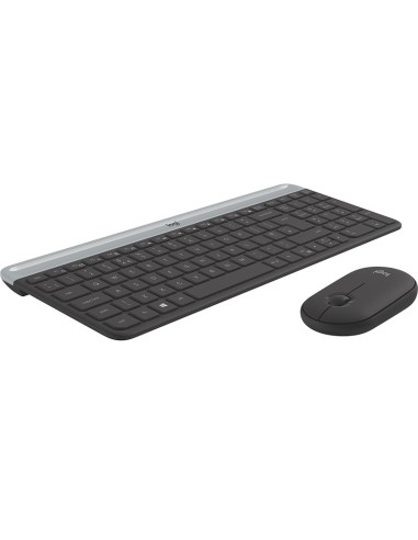 MK470 teclado Ratón incluido RF inalámbrico QWERTY Español Grafito