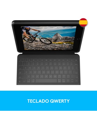Rugged Folio Grafito Smart Connector QWERTY Español