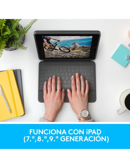 Rugged Folio Grafito Smart Connector QWERTY Español Rugged Folio Grafito Smart Connector QWERTY Español