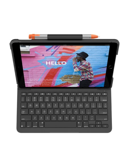 Slim Folio Grafito Bluetooth QWERTY Español Slim Folio Grafito Bluetooth QWERTY Español