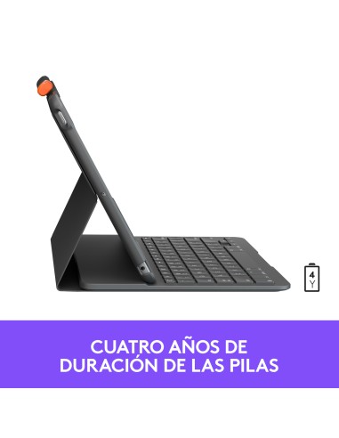 Slim Folio Grafito Bluetooth QWERTY Español