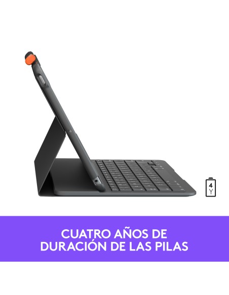 Slim Folio Grafito Bluetooth QWERTY Español Slim Folio Grafito Bluetooth QWERTY Español
