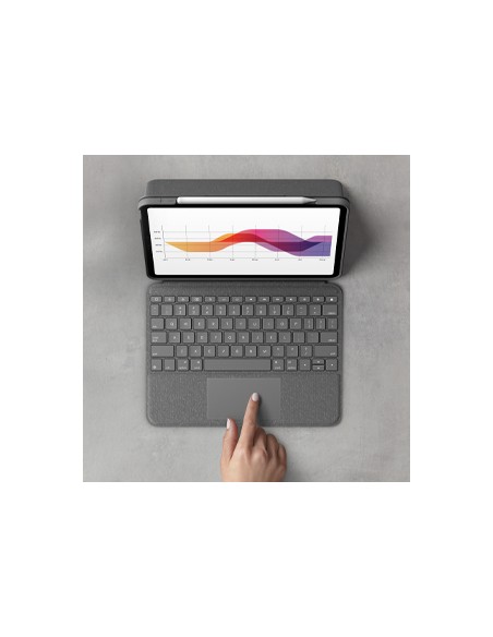 Folio Touch Gris Smart Connector QWERTY Español