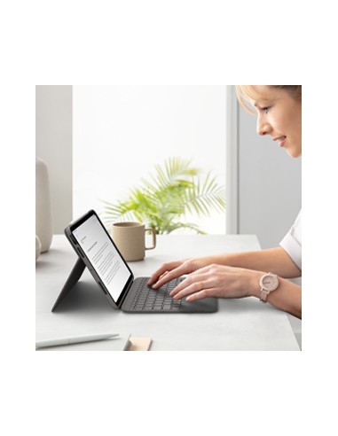 Folio Touch Gris Smart Connector QWERTY Español