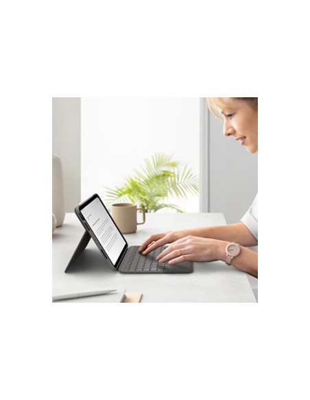 Folio Touch Gris Smart Connector QWERTY Español