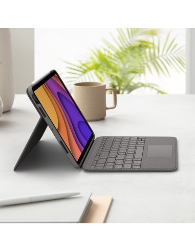 Folio Touch Gris Smart Connector QWERTY Español