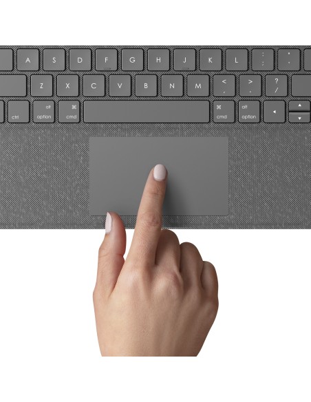 Folio Touch Gris Smart Connector QWERTY Español