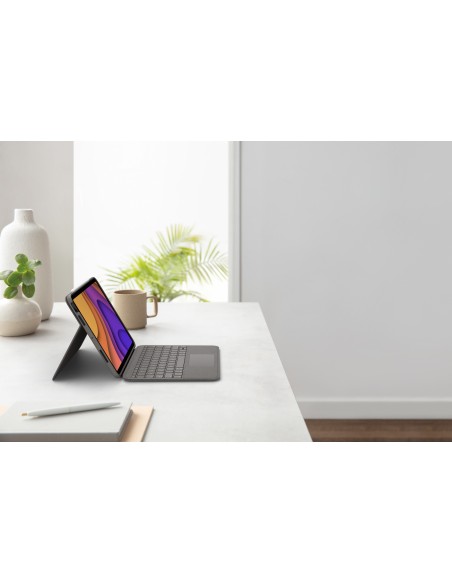 Folio Touch Gris Smart Connector QWERTY Español