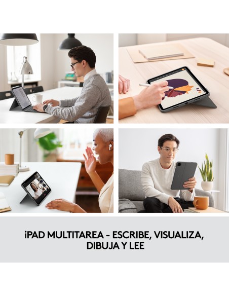 Combo Touch Gris Smart Connector QWERTY Español Combo Touch Gris Smart Connector QWERTY Español