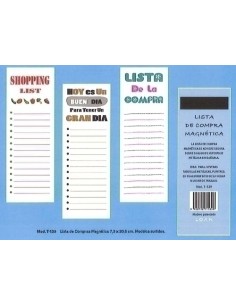 TALONARIO LISTA DE COMPRA MAGNETICA