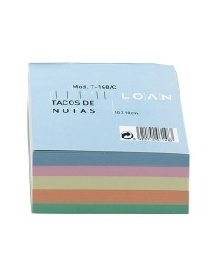 TACO NOTAS ENCOLADO COLORES 10X10