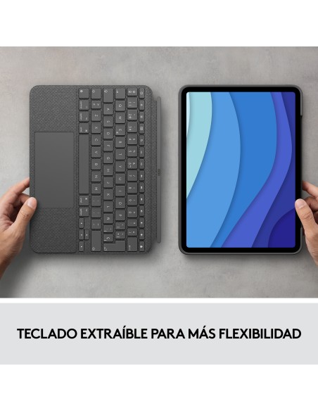 Combo Touch Gris Smart Connector QWERTY Español Combo Touch Gris Smart Connector QWERTY Español