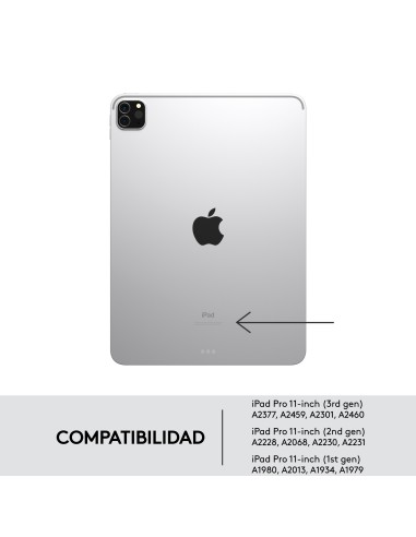 Combo Touch Gris Smart Connector QWERTY Español