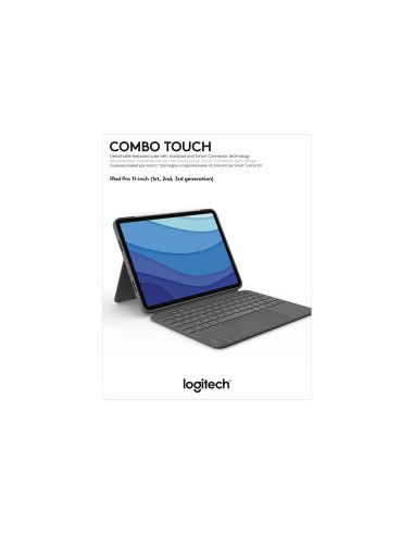 Combo Touch Gris Smart Connector QWERTY Español