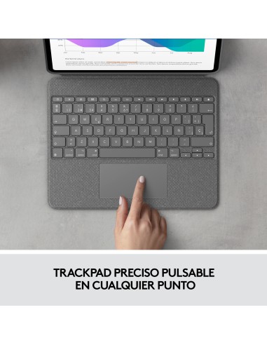 Combo Touch Gris Smart Connector QWERTY Español