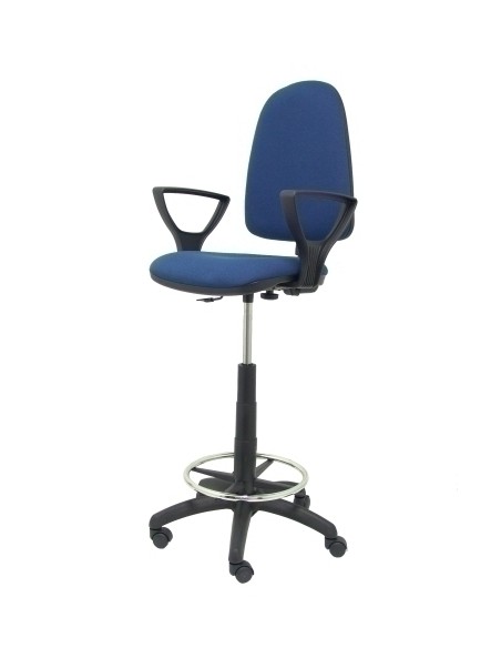 TABURETE PIQUERAS AYNA C/BRAZOS AZUL MAR