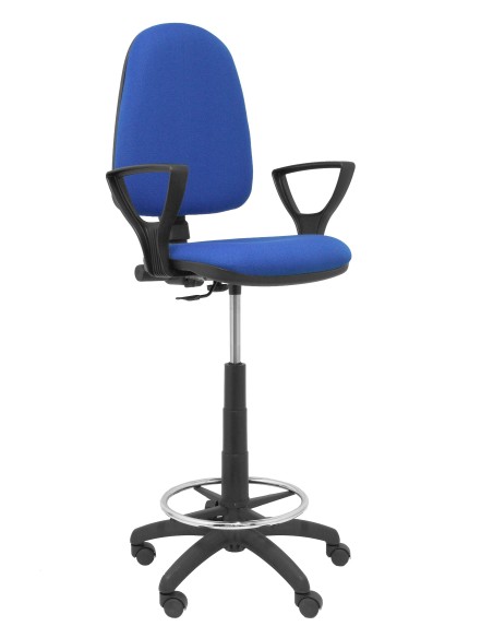 Taburete Ayna bali azul brazos fijos