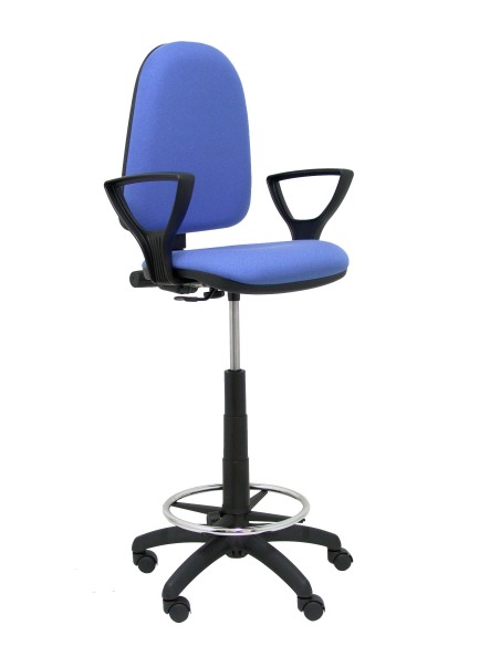 Taburete Ayna bali azul claro brazos fijos