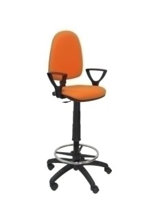 TABURETE PIQUERAS AYNA C/BRAZOS NARANJA