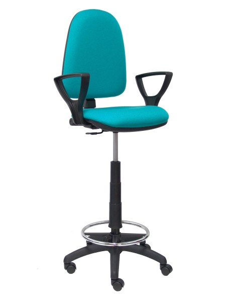 Taburete Ayna bali verde claro brazos fijos