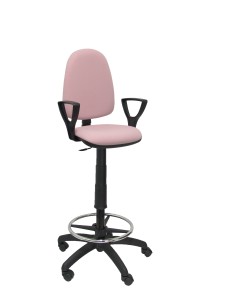 Taburete Ayna bali rosa pálido brazos fijos