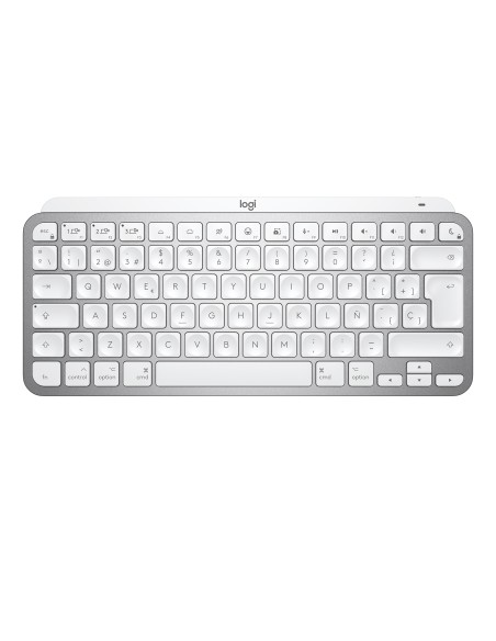 MX Keys Mini For Mac Minimalist Wireless Illuminated Keyboard teclado Bluetooth QWERTY Español Gris